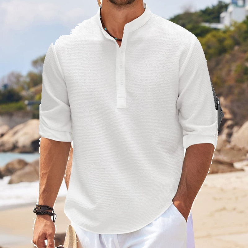 CHARLESTON CONTEMPORARY HENLEY SHIRT